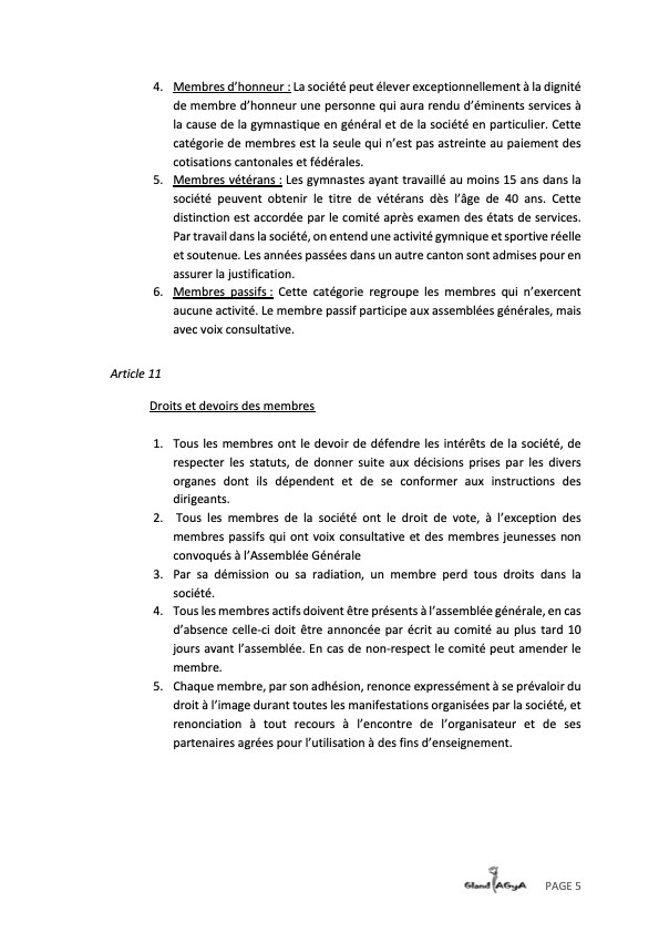 Règlement interne AGyA 6